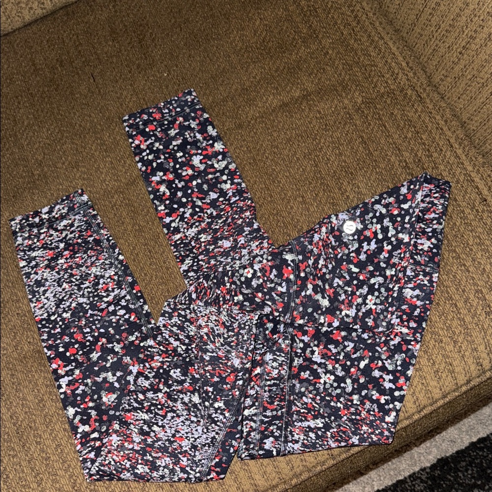 Lululemon Athletica Floral Patterned Leggings